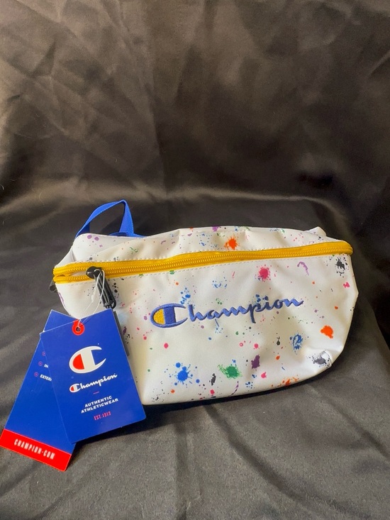 Champion Handbags - NWT Champion Paint Splatter Waist Bag Fanny Pack White Multicolor Belt Bag